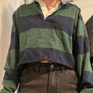 Brandy Melville Striped Collared Shirt (Long sleeved)